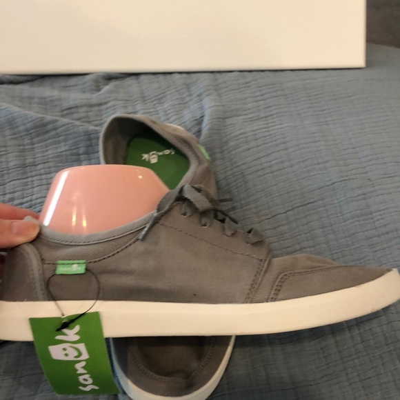 Sanuk 👍 8M 9.5/10 W Vagabond Lace Sneaker NWT - Picture 2 of 5